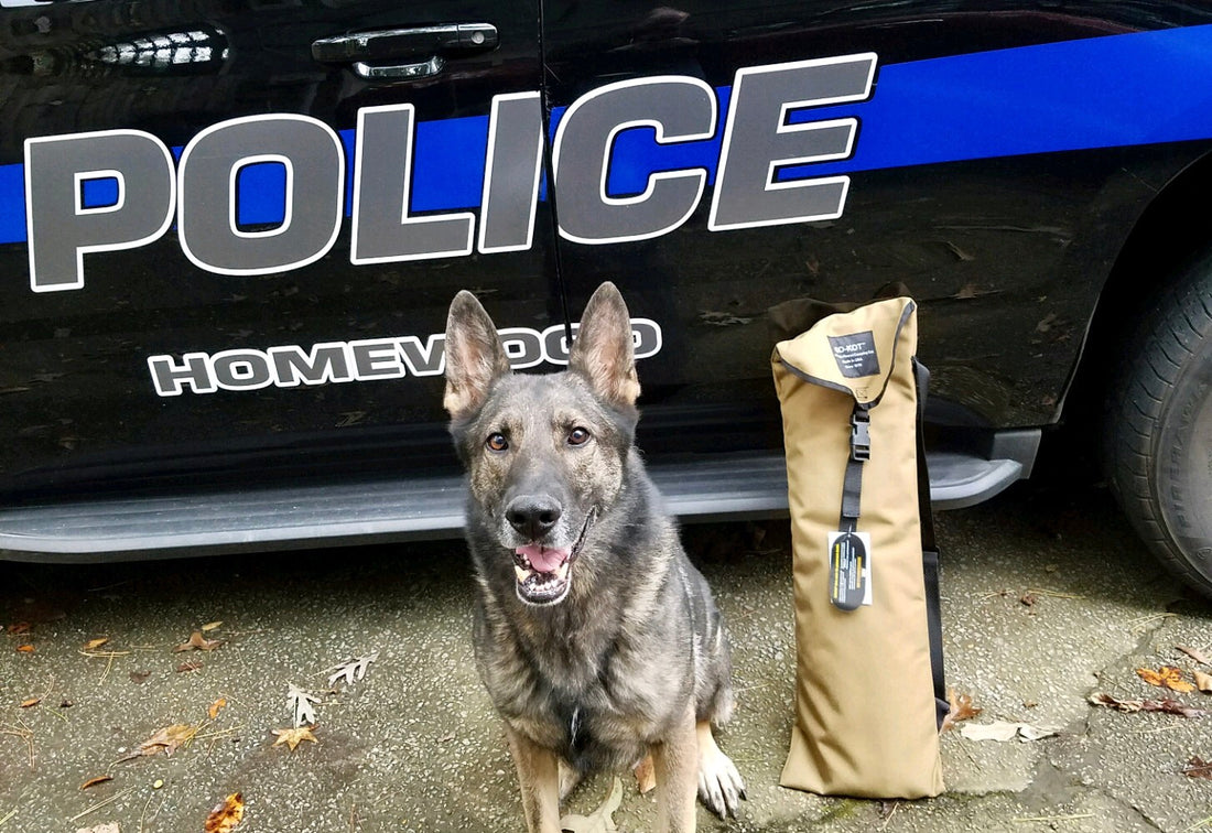 K9 Officer, Shiloh, Recieves First K9-KOT™