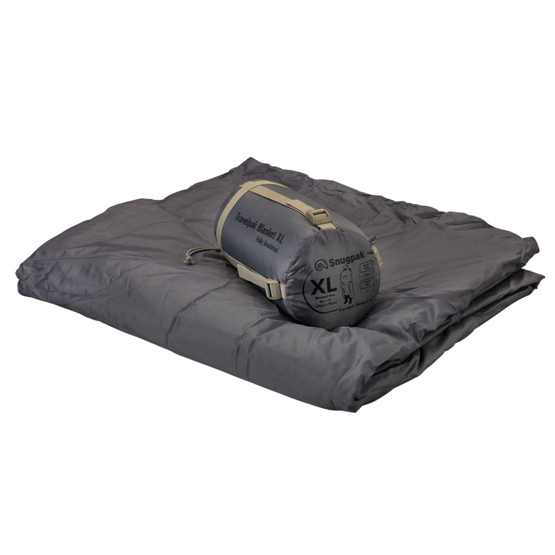 Snugpak Travelpak Pebble Grey Travel Blanket for Camping and Travel