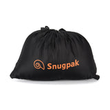 Snugpak Black Travel Pillow Packed Into Its Integrated Stuff Sack